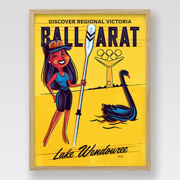 Ballarat Rowing Woman Blue Navy Blue
