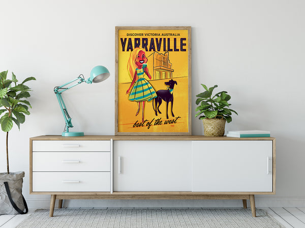 Yarraville Print Yellow