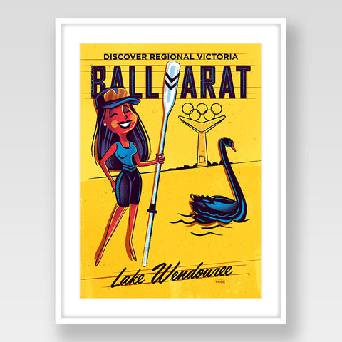 Ballarat Rowing Woman Blue Navy Blue