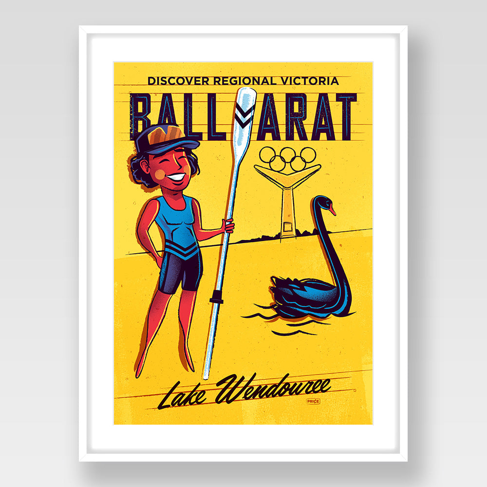 Ballarat Rowing Man Blue Navy Blue