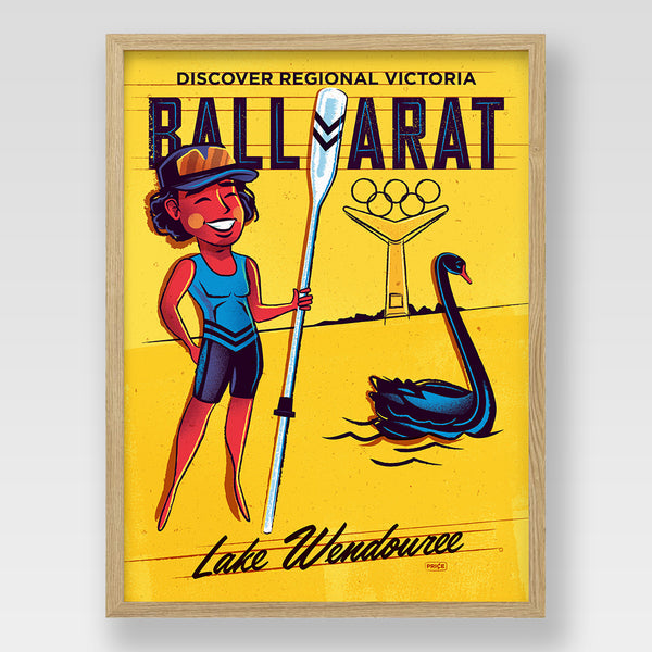 Ballarat Rowing Man Blue Navy Blue