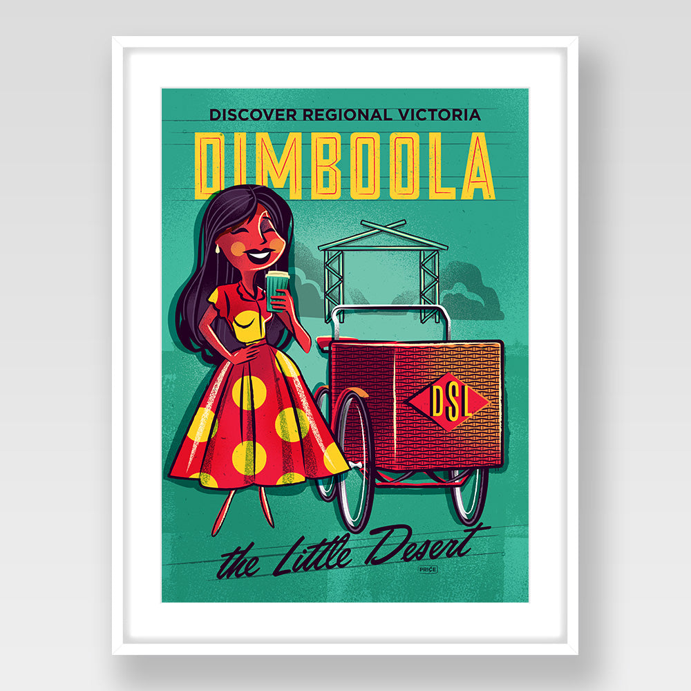 Dimboola Print Teal