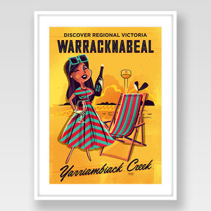 Warracknabeal Print Gold