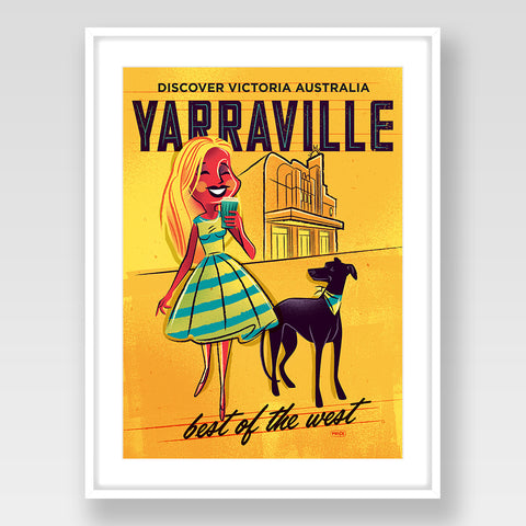 Yarraville Print Yellow